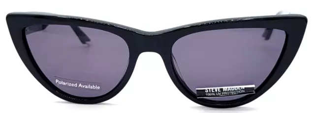 STEVE MADDEN - FAAME 54/18/140 BLACK - NEW Authentic WOMENS SUNGLASSES