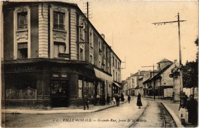 CPA VILLEMOMBLE Grande Rue prise de la Mairie (1353693)