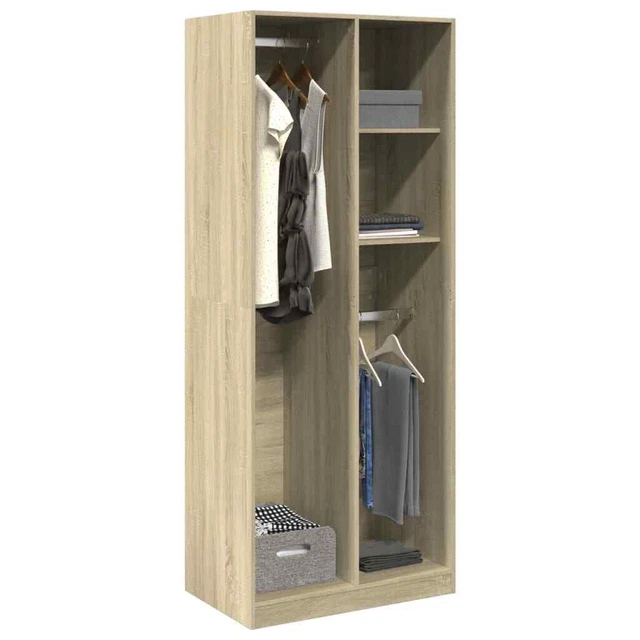 Mobile a Parete Rovere Sonoma 60x36,5x35 cm Legno Multistrato CFW944867