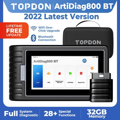 2022 topdon ad800 BT PRO DA AUTO obd2 AUTO dispositivo diagnostico tutti sistema ecu key coding 