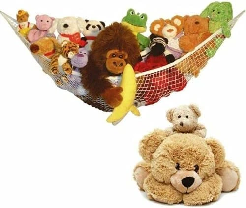 FIZZYBERRIES Animales de peluche Hamaca Juguete Hamaca Red de Almacenamiento Adora Grande Suave