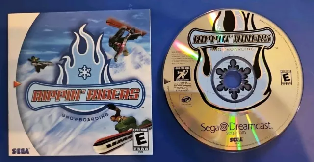 RIPPIN' RIDERS SNOWBOARDING (Sega Dreamcast, 1999) No Scratches, No ...
