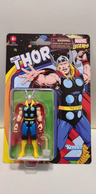 Marvel Legends 3.75" Inch NIP Figure 2022 Retro Series Kenner THE MIGHTY THOR