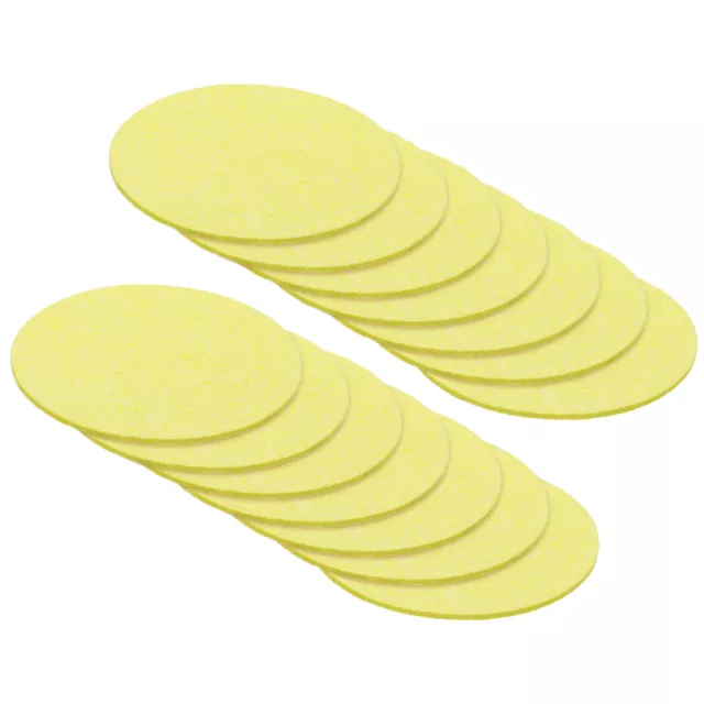 25 pz spugna per saldatura 5 cm giallo rotondo cuscinetti di pulizia extra spessi punta di saldatura