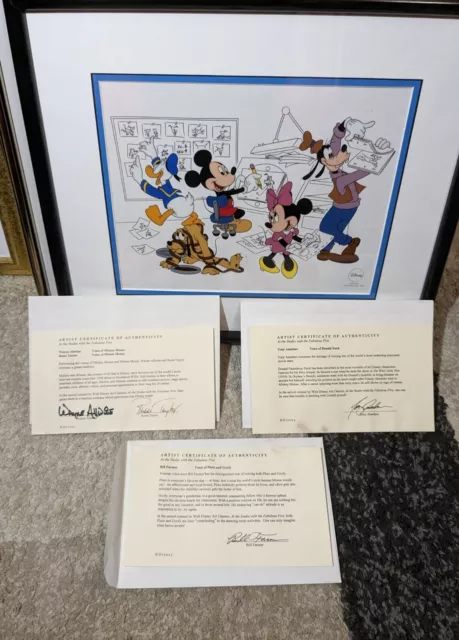 RARE Walt Disney Animation At the Studio the Fabulous Five SIGNED Mickey Minnie 2