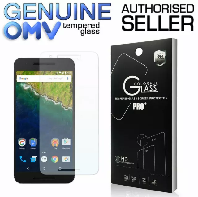 GENUINE OMV Tempered Glass Screen Protector for Huawei LG Google Nexus 5 5X 6 6P