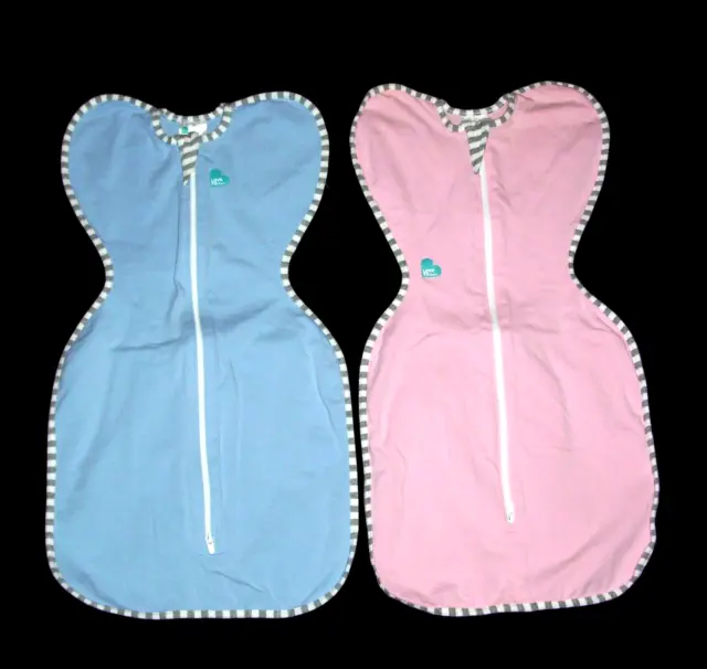 LOT OF 2 Love to Dream Swaddle UP Original Pink Blue Size SMALL 0-3 Month