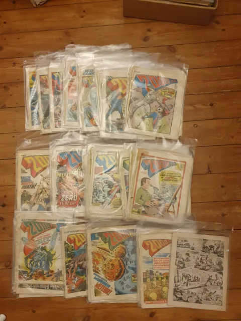 2000AD comics 55x job lot sub 100 issues.