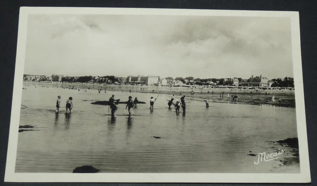 Cpa Carte Postale 1930-1950 Pornichet Vue Generale De La Plage 44