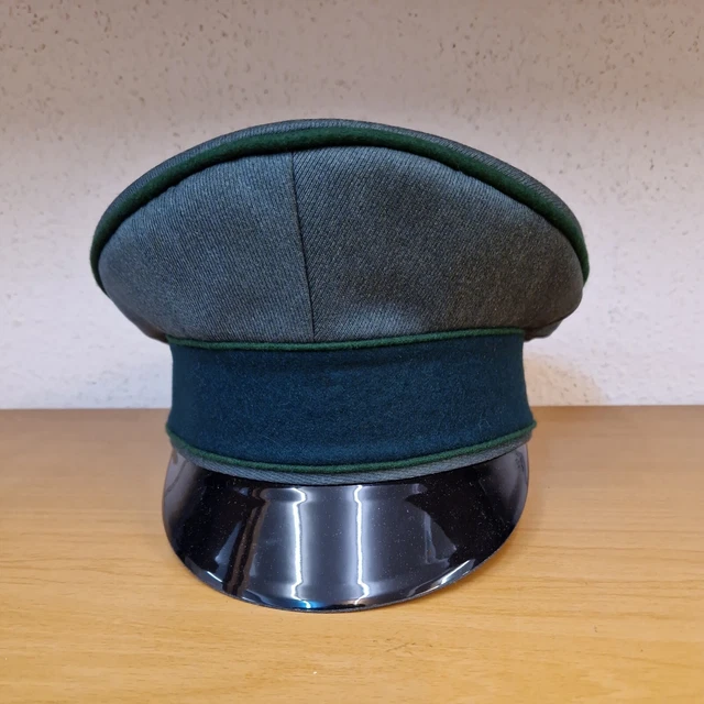 Schirmmütze Feldgrau Lackschirm Grösse 56 Deutsch 2WK