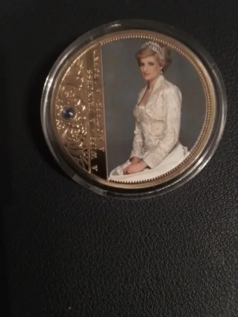 Princess Diana Souvenir Gold Plated Coin