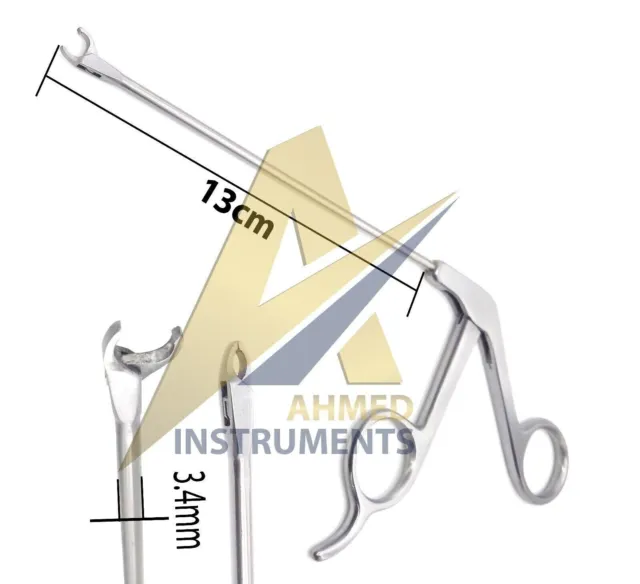 Arthroscopy Suture Retriever Forceps Straight ø3.4 mm Size 13cm Reusable