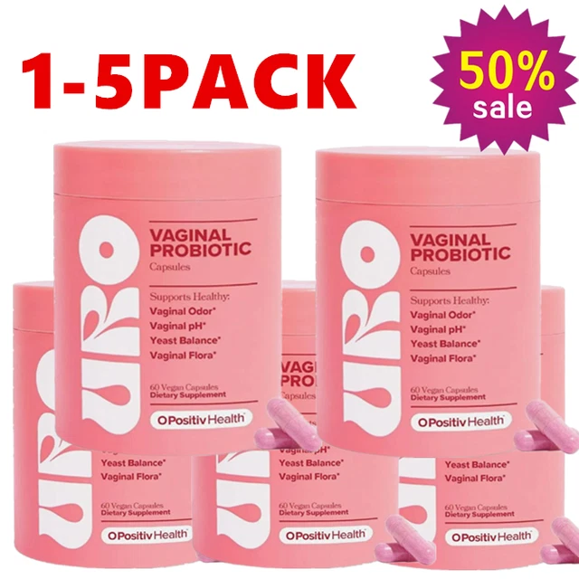 Prouro *1-5PACK URO VAGINAL Probiotics for Women pH Balance 60PCS Health& Safe ...