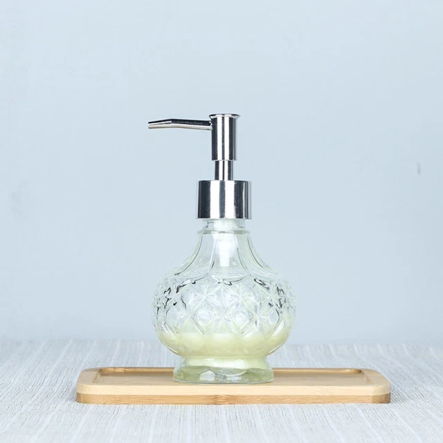 6.1*3.3 Inch Foam Hand Soap Dispenser Clear Foam Soap Dispenser  Laundry Room