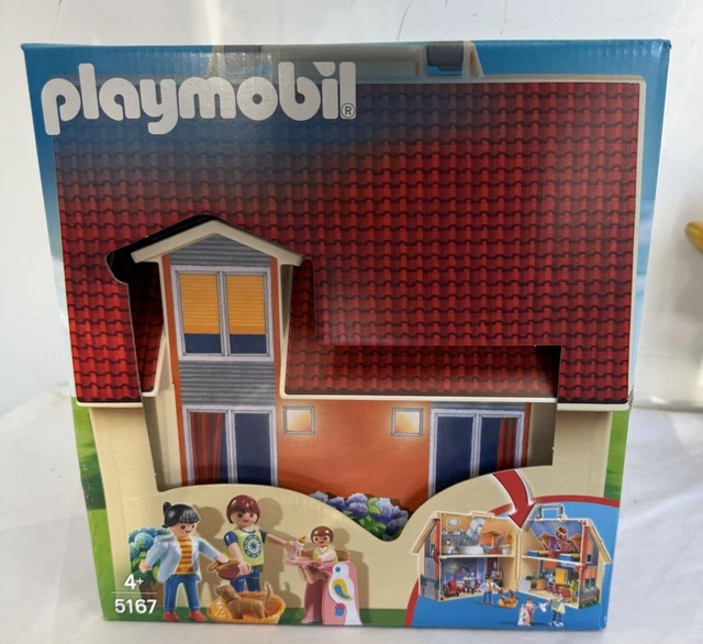 PLAYMOBIL 5167 Take Along Modern Doll House with Furniture and Box