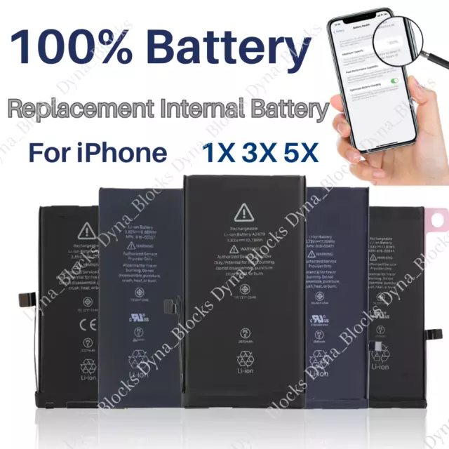 Replacement Battery For iPhone 6 6S 7 Plus 8 X XS Max XR 11 12 13 14 Pro MAX LOT