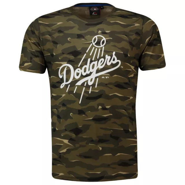 MLB T-Shirt Los Angeles Dodgers L.A. LA Digi Camo Camouflage Baseball T Tee