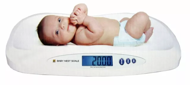 Pèse Bébé (balance plate) nourrisson animaux BABY NEST SCALE précision 5g à 20kg