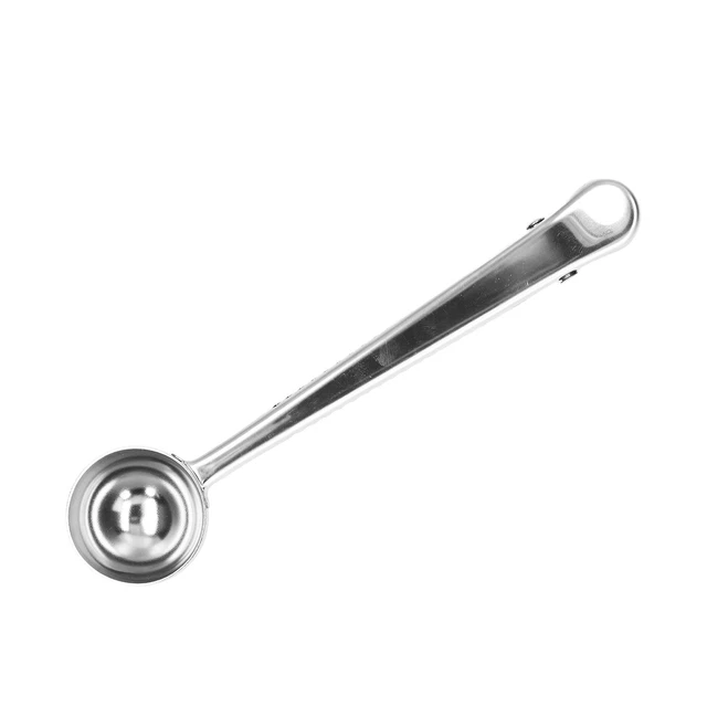 Coffee Scoop Food Grade Stainless Steel Dishwasher Available 2 In 1 Sealing US