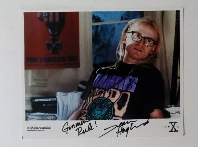 DEAN HAGLUND Autographed 8 X 10 Photo Signed X-Files Photo - The Lone Gunmen