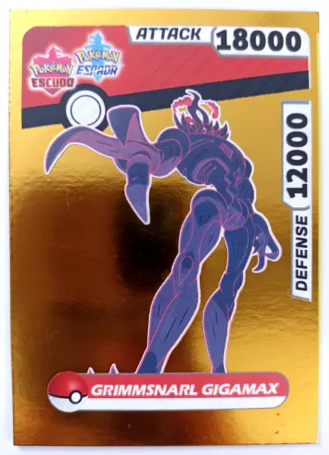 CARD POKEMON EE VOL. X #19 GRIMMSNARL GIGAMAX 2020 Galar PERU Edition TCG FOIL