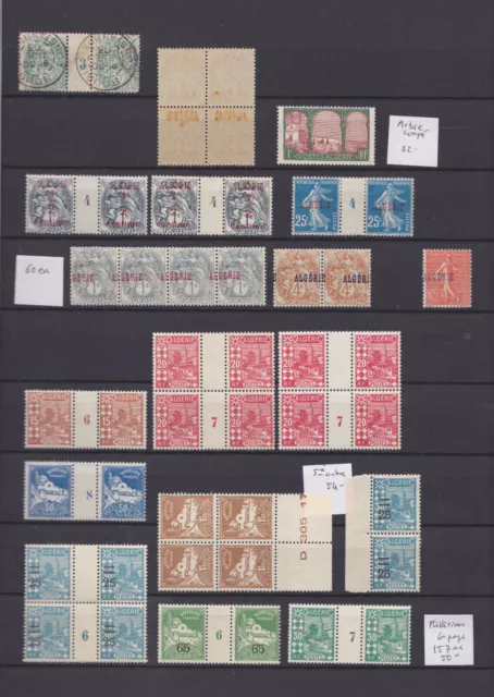 ALGERIA 1924+ Varieties Collection 5 Pages F/VF Most NH