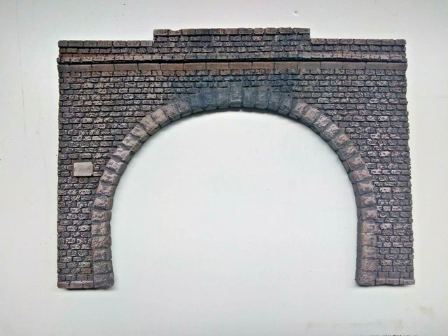 Portail De Tunnel Ferroviaire HO – Fait Main – Décors Réalistes Pour Trains Miniatures