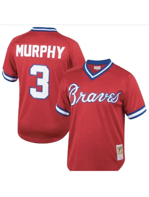 Atlanta Braves Dale Murphy Jersey Large 44 Mitchell & Ness Authentic MLB 1980