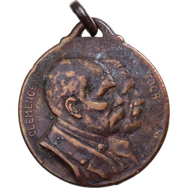 FRANCE, MÉDAILLE, GEORGES Clemenceau, 1929, Bronze, Sicard, SUP EUR 63,00 - FR