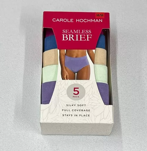 CAROLE HOCHMAN LADIES Seamless Brief Underwear Assorted 5 Pack - VARIETY  NWT $14.23 - PicClick