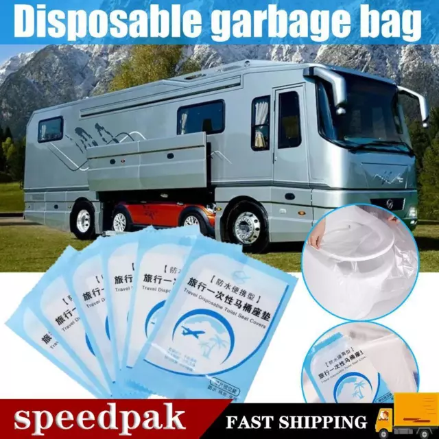 30/50 pcs Biodegradable Disposable Plastic Toilet Seat UK Cover K1Q6 New I3 H1R