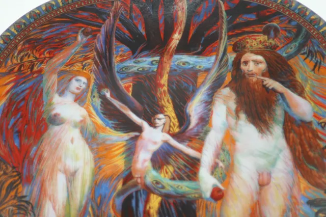 Ernst Fuchs "Meisterwerke aus seiner Villa" Sammelteller Brandex Porzellan