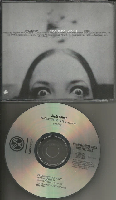 Angelfish (Shirley Manson) - Self-Titled, US 1994 Radioactive – RARD 10917 Angelfish (Shirley Manson) - Self-Titled, US 1994 Radioactive – RARD 10917