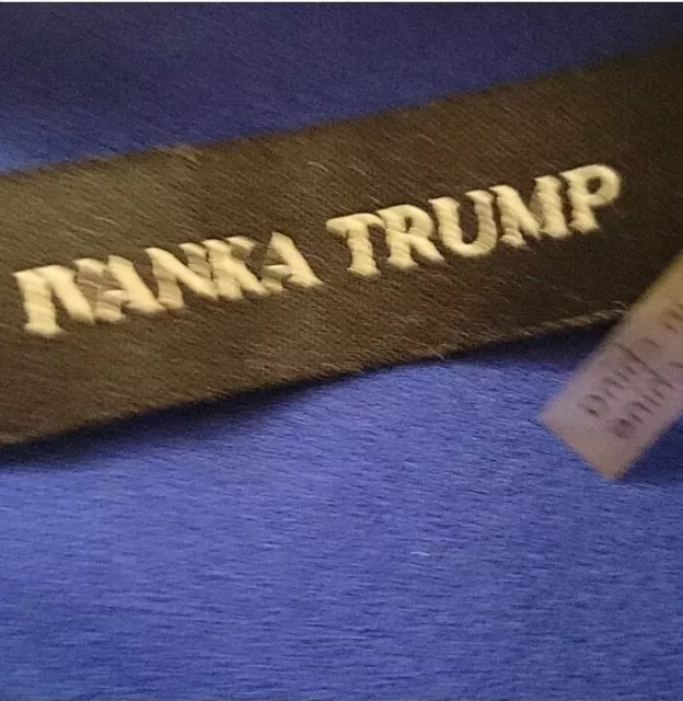 Ivanka Trump Womens Sleeveless Blue Cocktail Dress Size 8 3