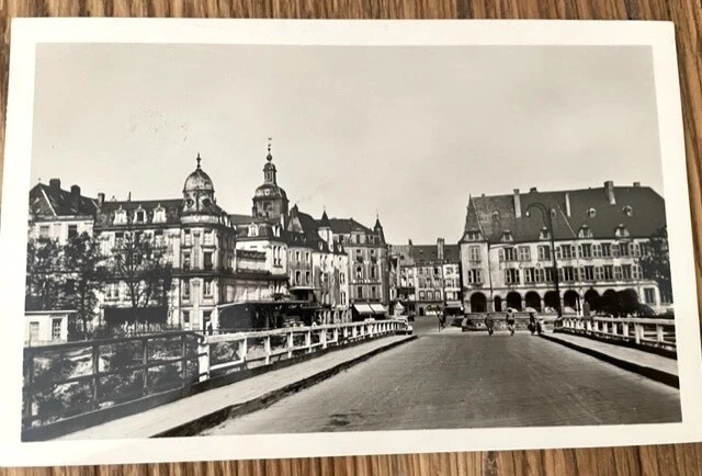CPA 57 THIONVILLE Rue du Pont et l'Hôtel de ville 1953 Editeur G. REANT à Paris 2