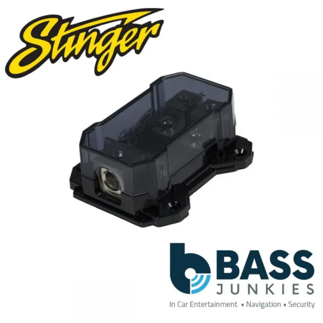 Stinger SSFDB428 (1) 4GA Input to (2) 8GA Output MIDI Distrubution Block
