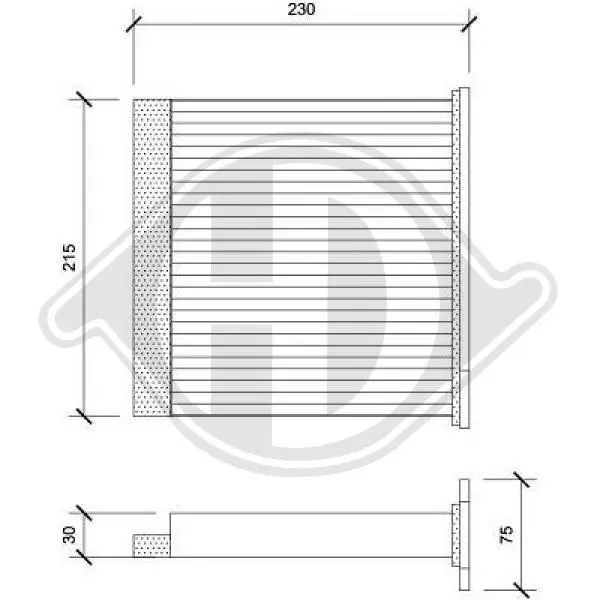 DIEDERICHS Filtre D'Habitacle à Charbon Activé pour Mitsubishi L 200 / Triton KB