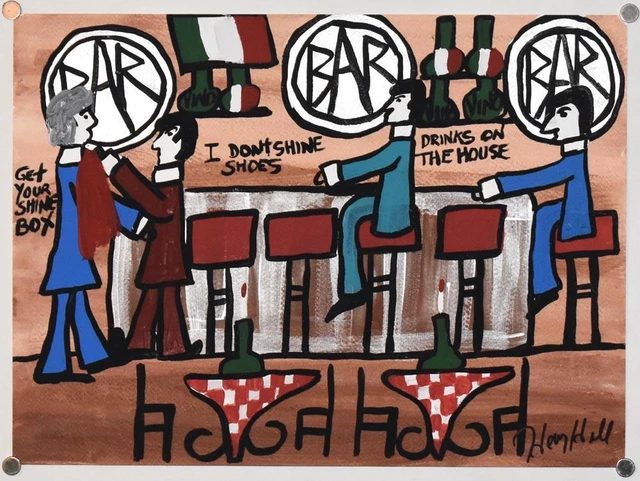 Goodfellas Gangster Wiseguy Mobster Henry Hill Original Art Painting Shine Box 1