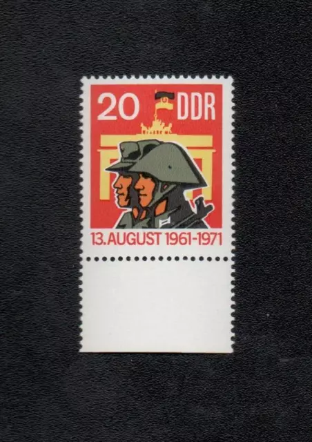 DDR 1971 10 Jahre Mauerbau Berlin Mi.1691 postfrisch *BM485a1