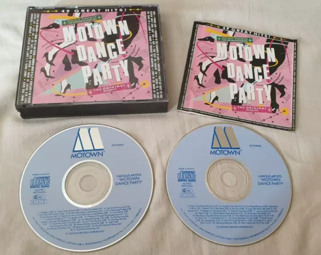 Motown Dance Party 2Cd Diana Ross Vier Tops Stevie Wonder Marvin Gaye Jackson 5