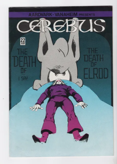 CEREBUS #22  (1st Printing 1980) Death of Elrod!  Dave Sim Art  VF (8.0 - 8.5)