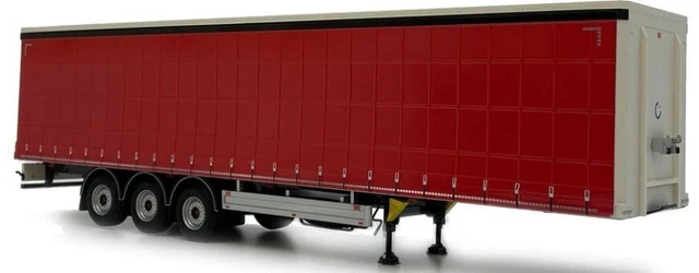 Remorque Bâchée 3 Essieux MARGE MODELS – Échelle 1/32, Modèle PACTON, Neuf