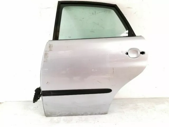 Porta Posteriore Sinistra Seat Ibiza 6L1 (2001 - 2009) Sportello Grigio Vetro