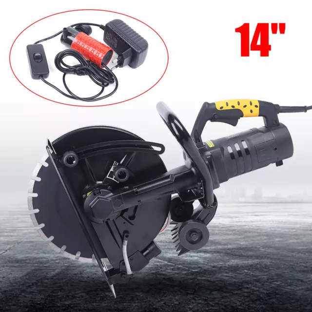 Cortador de hormigón 350 mm amoladora de separación cortador de juntas 3200w 90° DHL