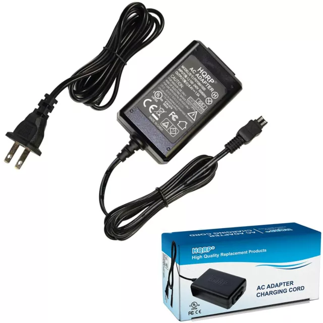 HQRP AC Adapter for Sony Handycam DCR-DVD103 DCR-DVD203 DCR-DVD308 DCR-DVD810
