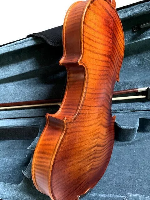 4/4 Full-Size Maple Flamed Solid Concert Violin/Fiddle-German 2