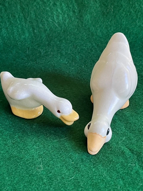 Vintage Ceramic Duck Figurines Set of 2