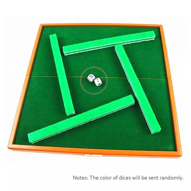 Mah Jong Game Set with Portable Table Enjoy the Classic Game Anywhere You Want