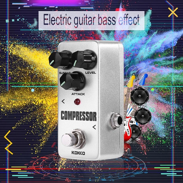 KOKKO Guitar Effect Pedal Compressor 9V Adapter Power Supply Guitar Accessories