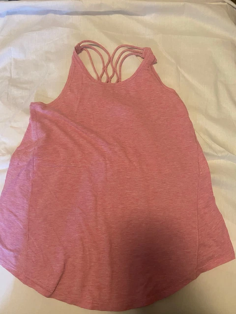Ivivva by Lululemon Girl’s Lightweight Strappy Tank Top Size 14 Pink